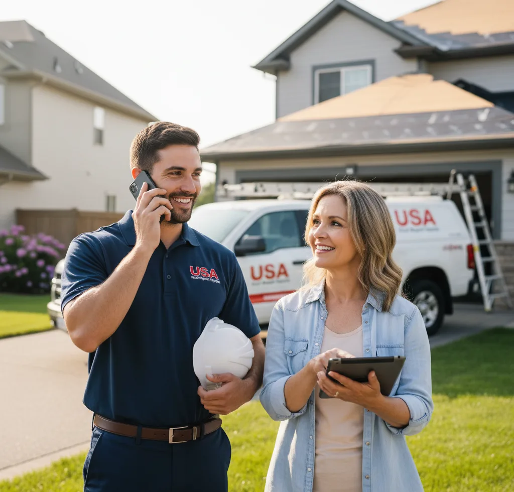 USA Roof Repair Experts customer support in Rio Linda